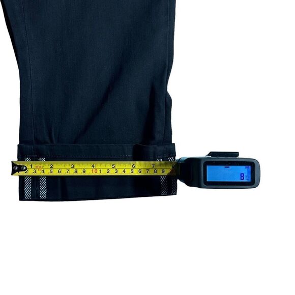 Riders Black Cropped Pants Size 6M, SKU: 13-4207 - Picture 9 of 9